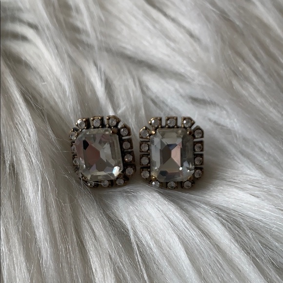 J. Crew Jewelry - J.Crew Crystal Halo Studs